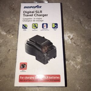Digipower Battery Charger Replacement Plates For Canon DSLR Batteries NO CHARGER